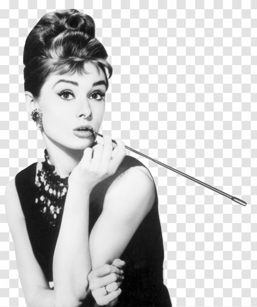 Audrey Hepburn Breakfast At Tiffany's Holly Golightly Film - Photography - Monochrome Transparent PNG