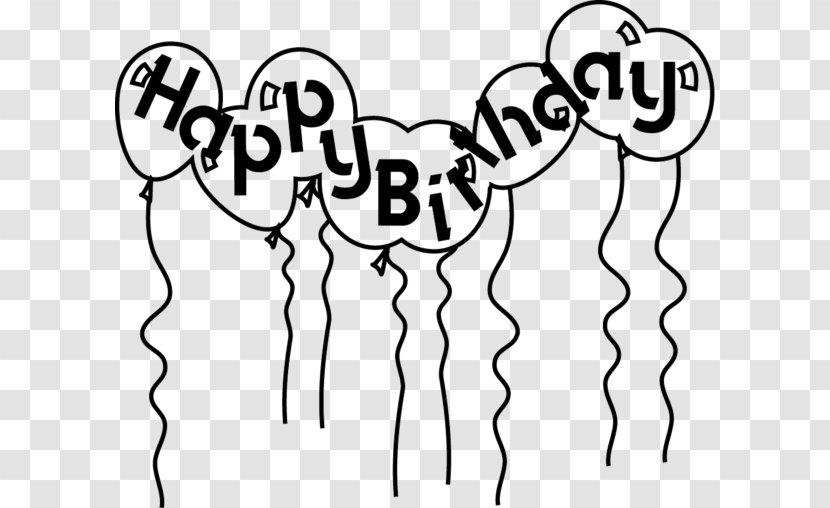 Happy Birthday To You Cake Balloon Clip Art - Frame Transparent PNG