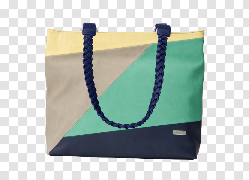 Handbag Navy Blue Mosaic Green - Watercolor - Demi Shell Transparent PNG