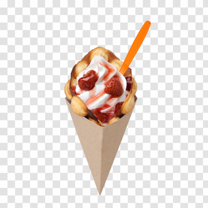 Ice Cream Cones Waffle Milkshake Sundae - Bubble Transparent PNG