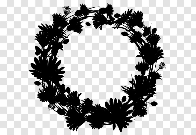 Pine Family Wreath Font - Twig - Leaf Transparent PNG