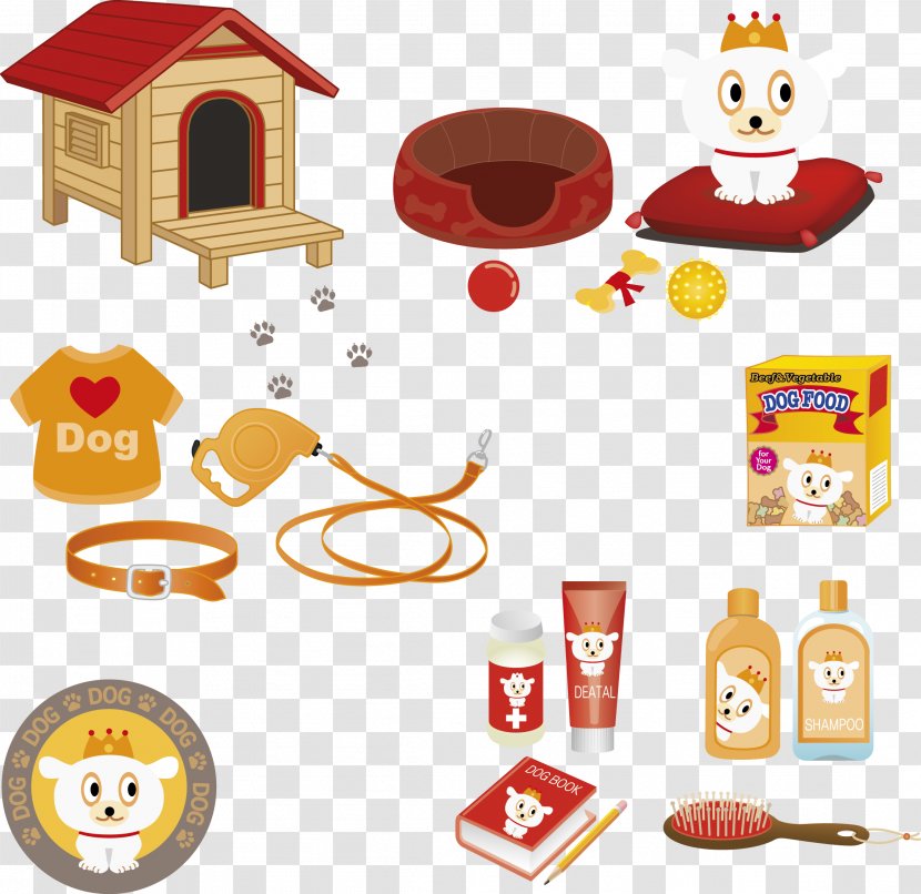 Pet Supplies - Cartoon - Dog Houses Transparent PNG