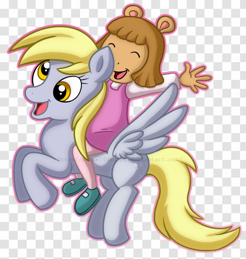 Pony Derpy Hooves Arthur Read PBS Kids - Silhouette - And Lovable Transparent PNG