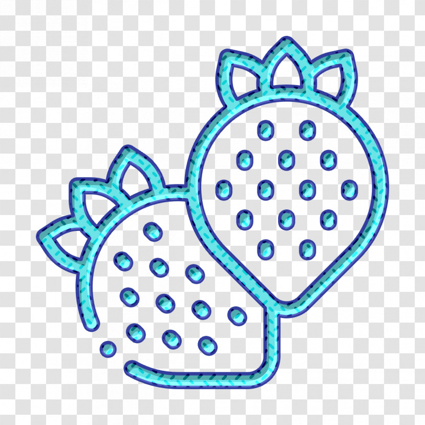 Summer Food And Drinks Icon Strawberry Icon Fruit Icon Transparent PNG