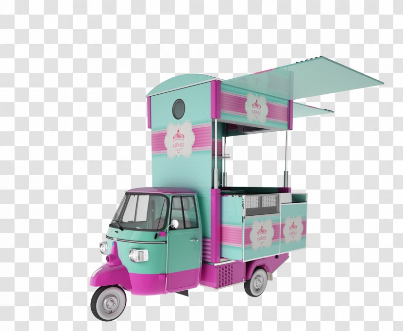 Ice Cream Bakfiets Street Food Truck Vehicle - Machine Transparent PNG
