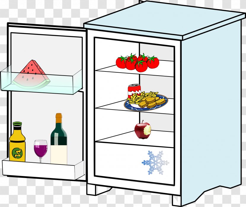 Refrigerator Royalty-free Clip Art - Wide Variety Of Fruits Transparent PNG