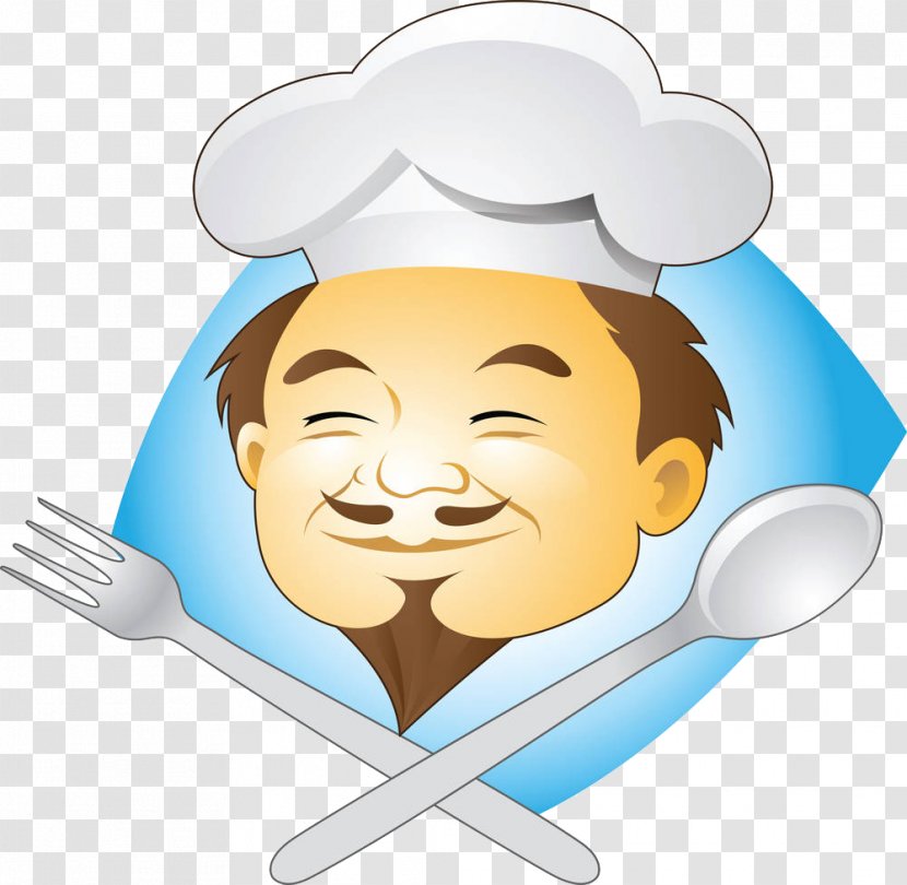 Royalty-free Stock Photography Clip Art - Drawing - The Spoon In Front Of Chef Transparent PNG