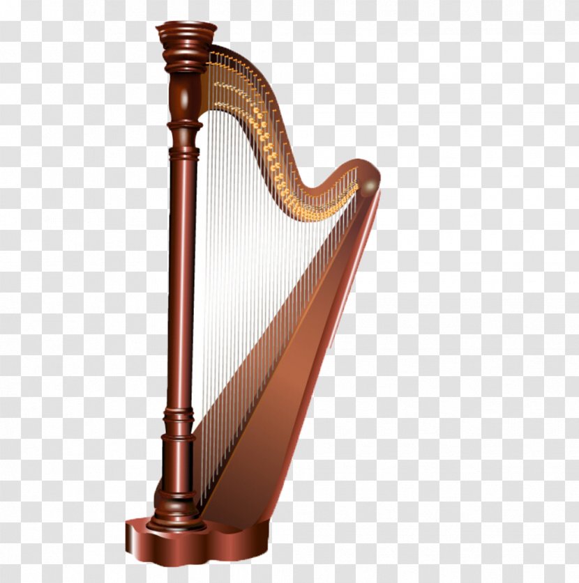 Musical Instrument Harp Clip Art - Tree Transparent PNG