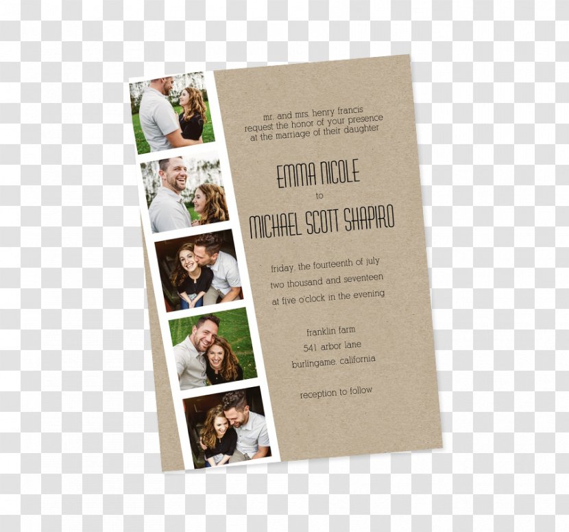 Wedding Invitation Convite Save The Date Paper Transparent PNG