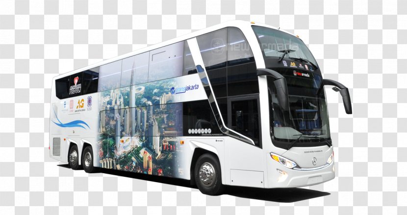 Tour Bus Service Jakarta Double-decker Tourist Trolley - Doubledecker Transparent PNG