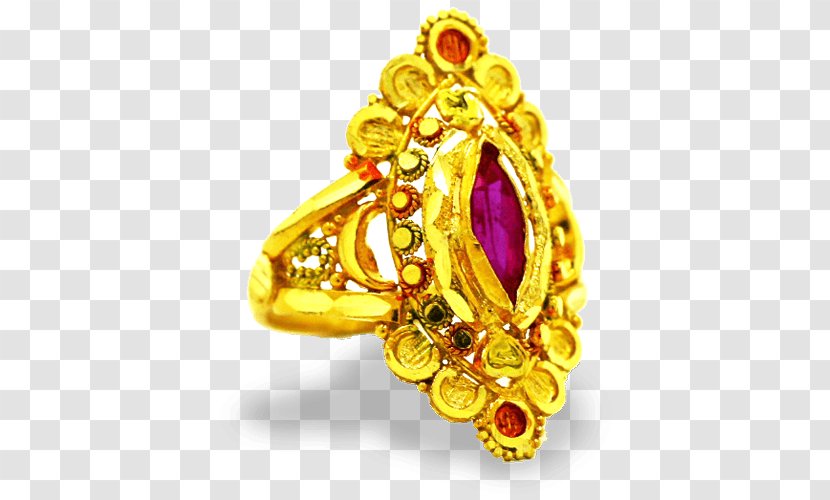 Ruby Ring Gold Jewellery Kumauni People Transparent PNG