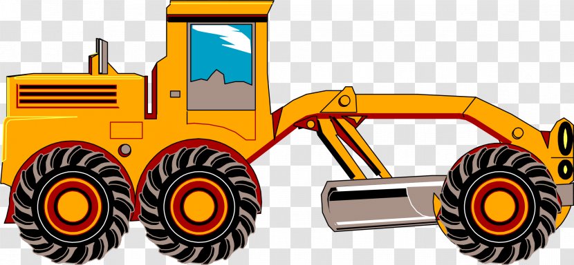 Grader Heavy Machinery Clip Art - Motor Vehicle - Cowboy Transparent PNG