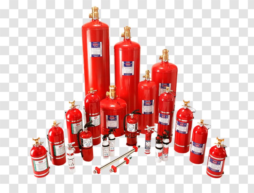 Fire Suppression System Extinguishers Novec 1230 Firefighting 1,1,1,2,3,3,3-Heptafluoropropane - Cylinder Transparent PNG