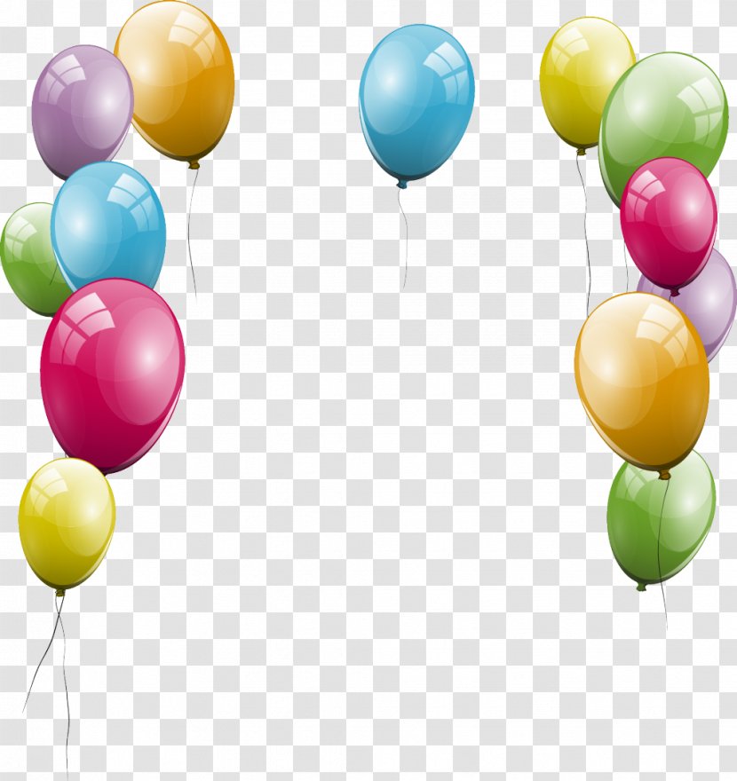 Balloon Party Birthday Cake Clip Art - Ballon Transparent PNG