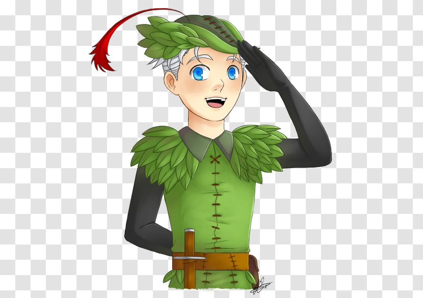 Cartoon Tree Clip Art - Fictional Character - Peter Pan Transparent PNG