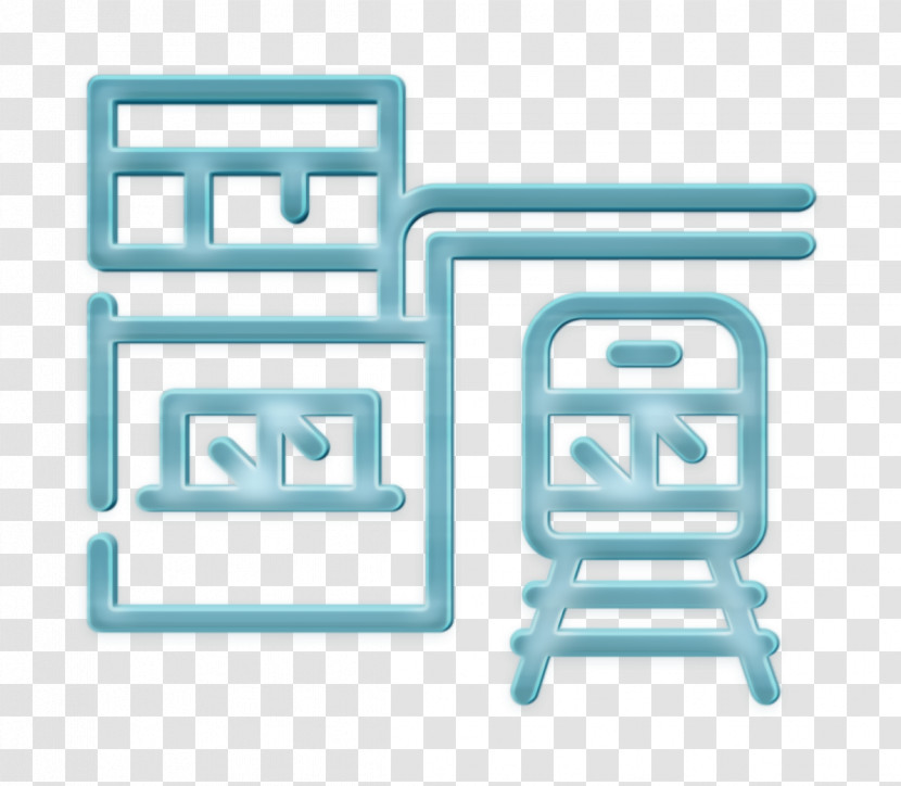 Subway Icon Building Icon Train Station Icon Transparent PNG