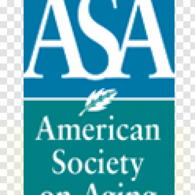 Logo Banner Brand Line American Society On Aging - Sign Transparent PNG