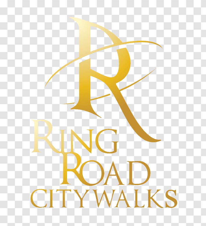 Logo Product Design Brand Font Clip Art - Yellow - City Roads Transparent PNG