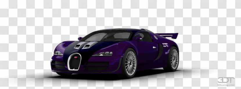 Bugatti Veyron Sports Car Automotive Design - Supercar Transparent PNG