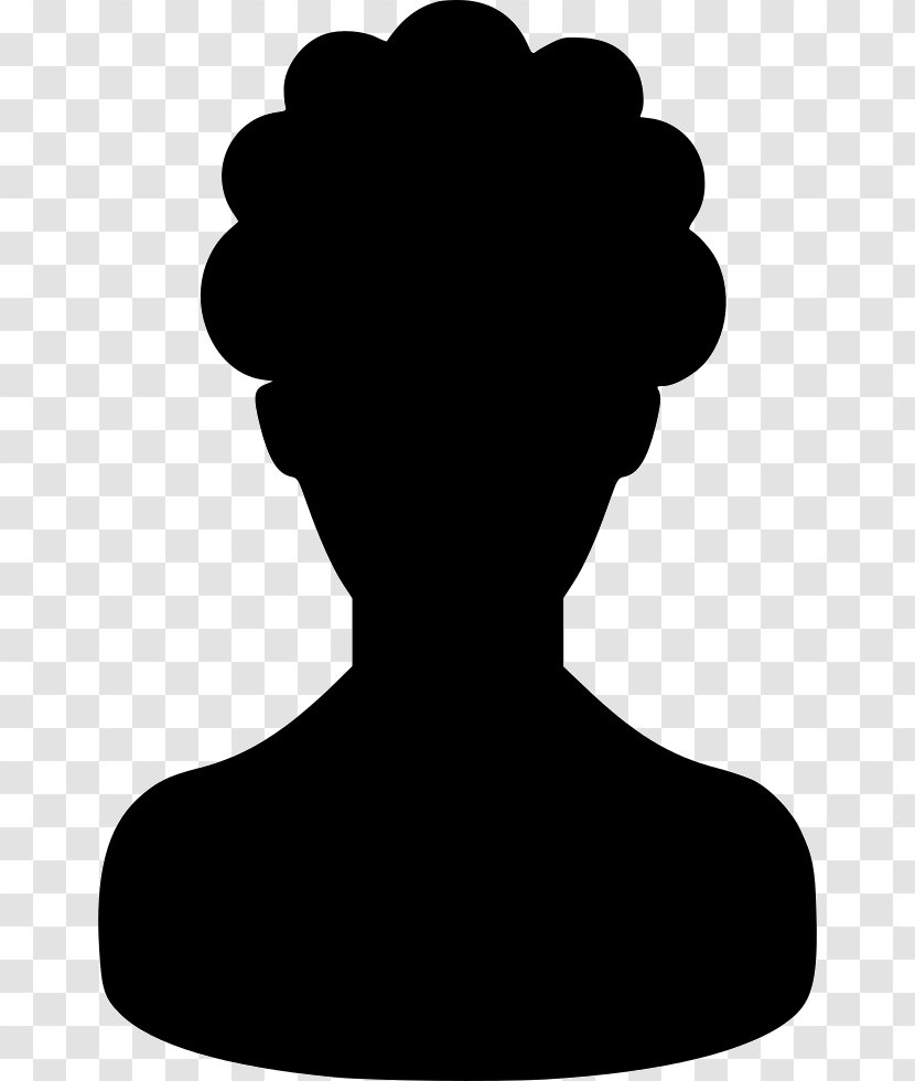 Neck Head - Blackandwhite Silhouette Transparent PNG