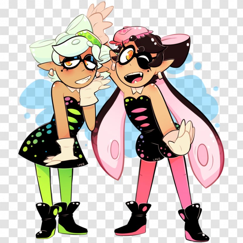 splatoon 2 fan art desktop wallpaper cartoon squid transparent png pnghut