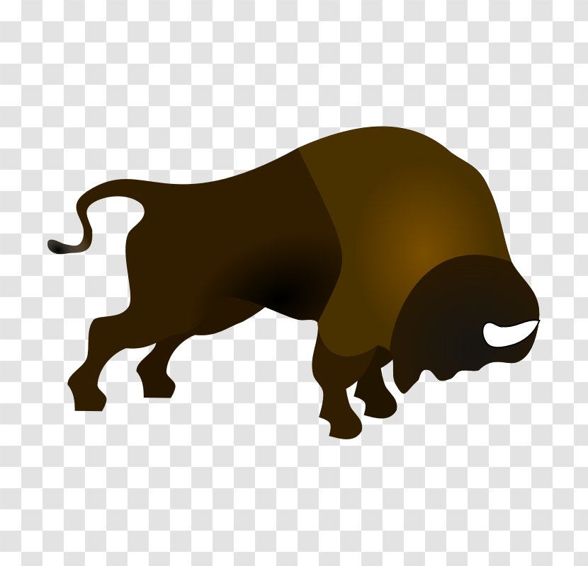 American Bison Clip Art - Dog Like Mammal - Cliparts Transparent PNG