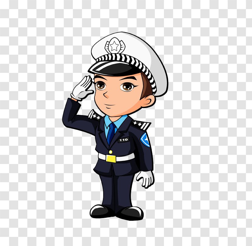 Police Officer Traffic Cartoon - Generative Adversarial Networks - Black Transparent PNG