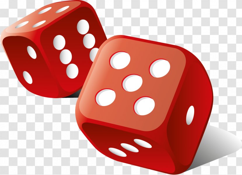 Dice Clip Art - Heart - Red Transparent PNG