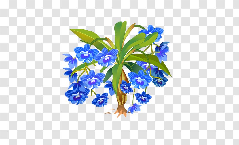 Floral Design Flower Plant Blue - Flowering Plants Transparent PNG