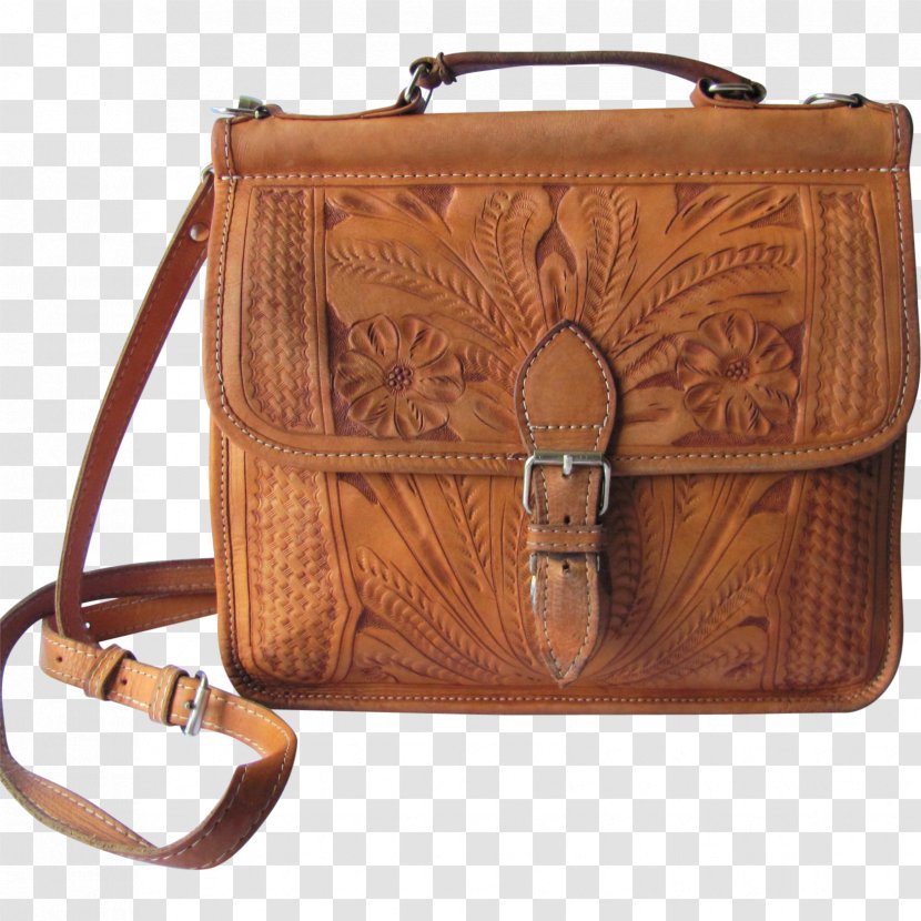 Leather Handbag Messenger Bags Vintage Clothing - Tan - Bag Transparent PNG