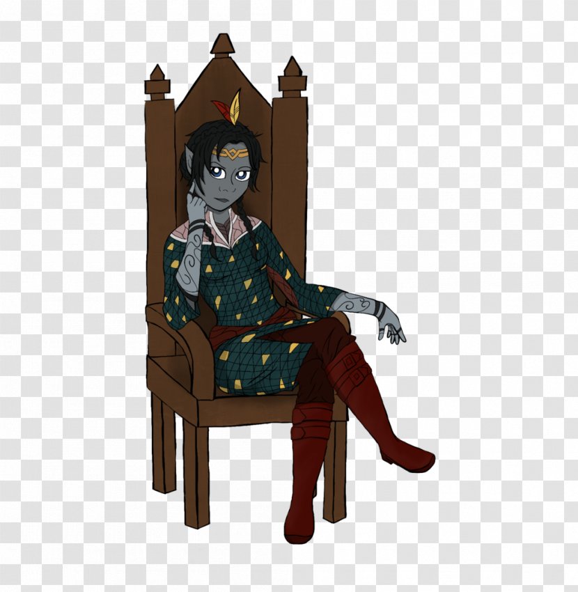 Chair Sitting Character Cartoon - Killer Queen Transparent PNG
