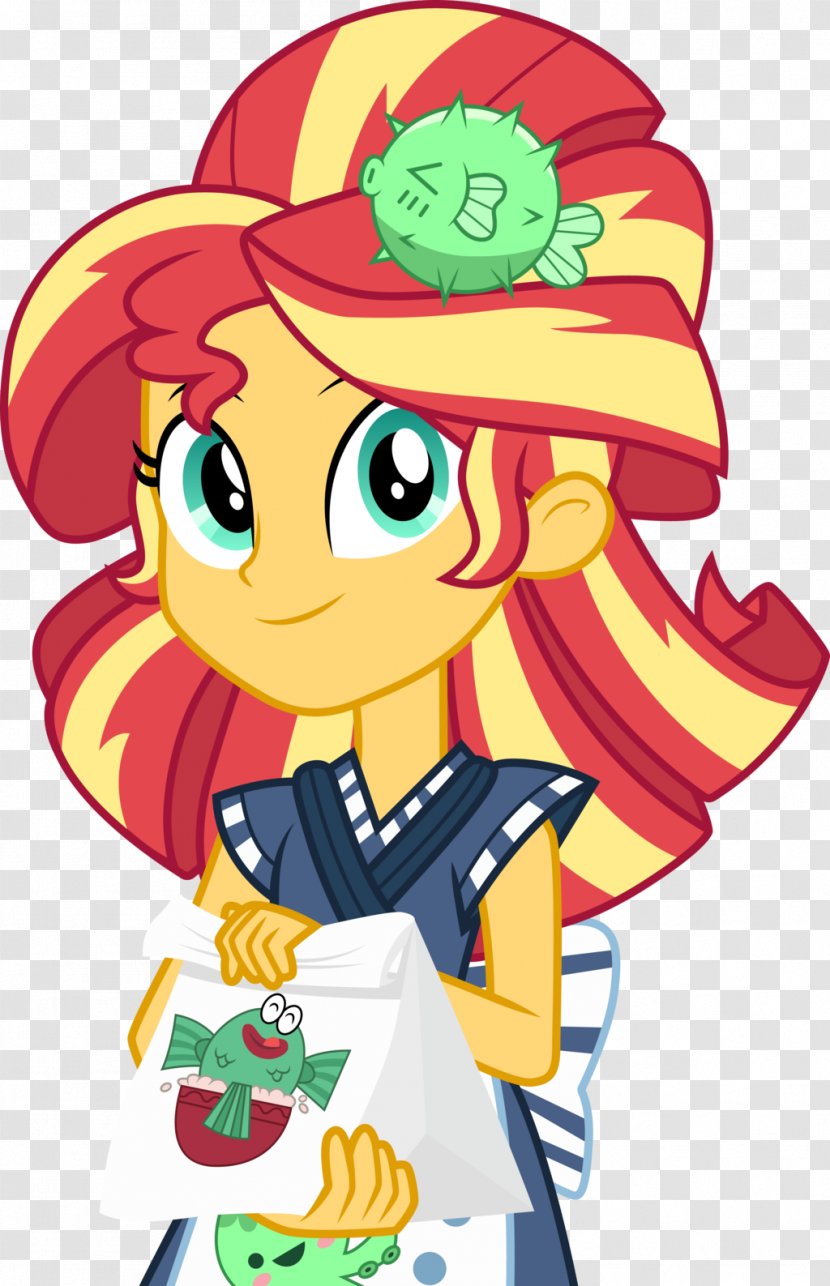 Sunset Shimmer My Little Pony Sushi Twilight Sparkle - Cartoon - Glow Transparent PNG