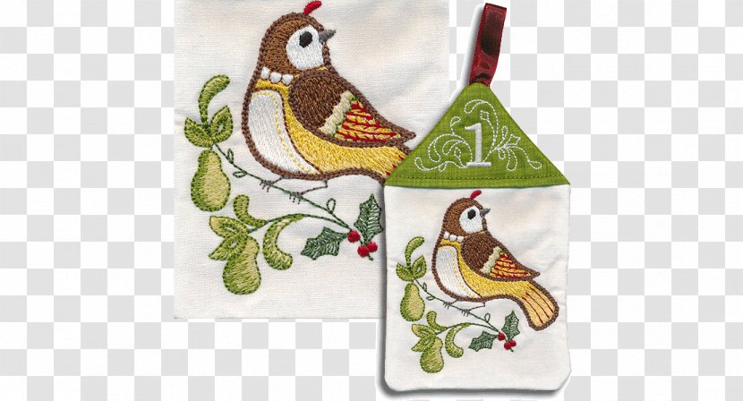 Christmas Ornament Chicken Place Cards Textile - Beak - Countdown Transparent PNG