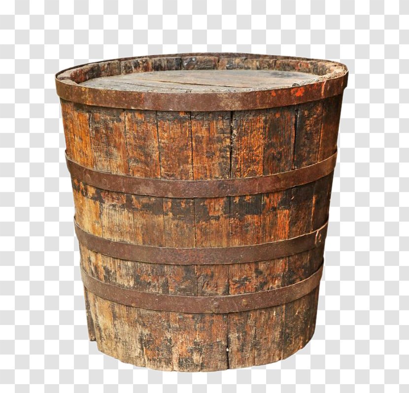 Barrel Bucket Stock Photography - Storage Basket - Make Old Wooden Buckets Transparent PNG