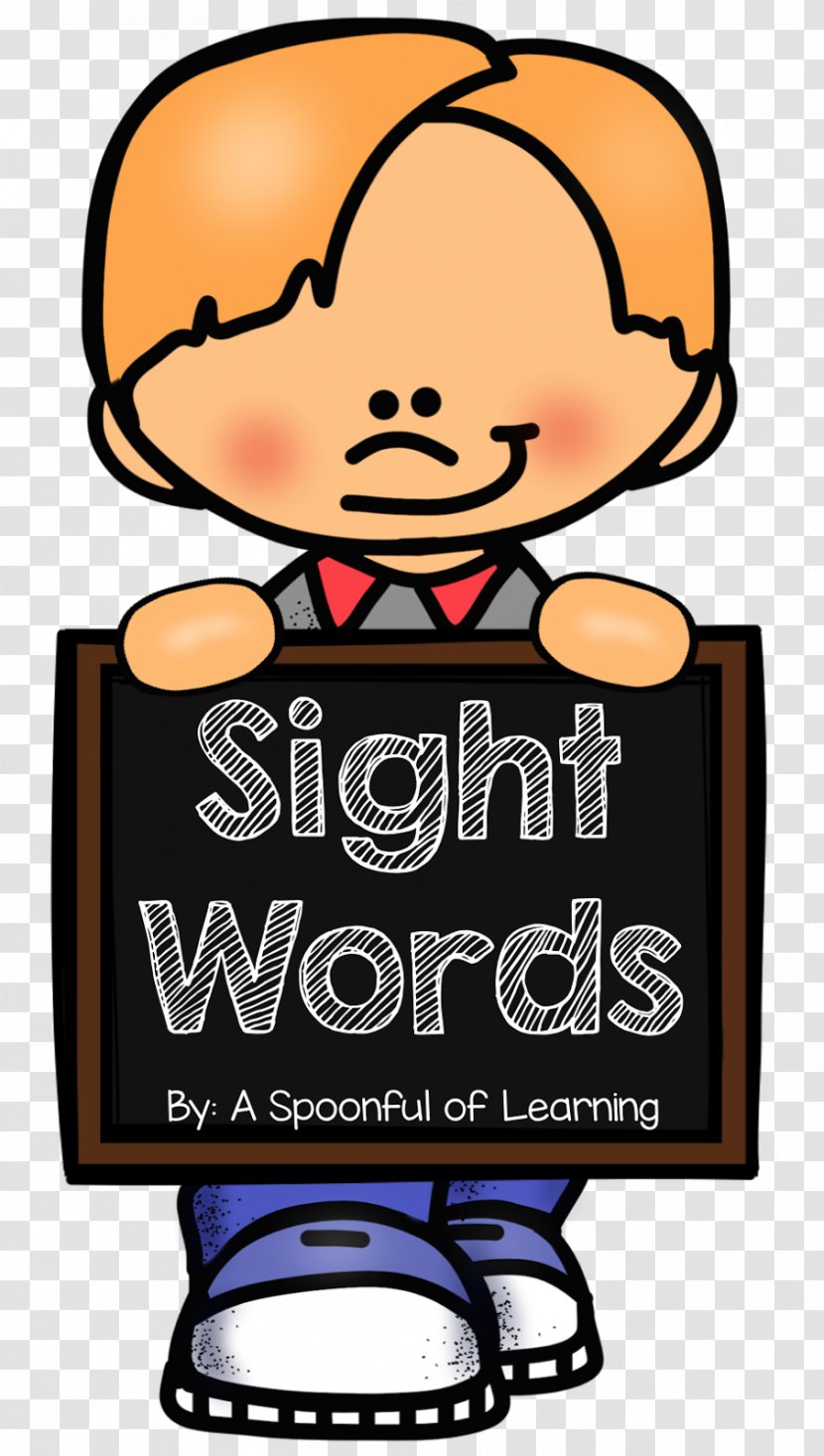 Sight Word Learning Clip Art Transparent PNG