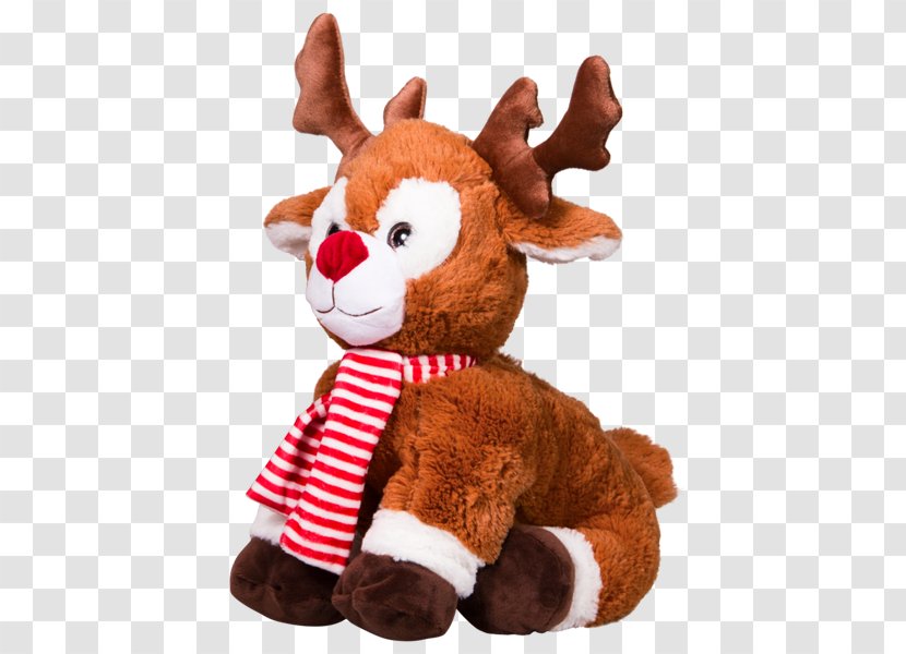 Reindeer Stuffed Animals & Cuddly Toys Christmas Ornament Plush Transparent PNG
