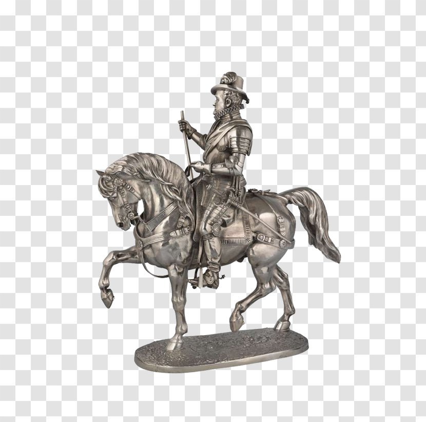 Horse Bronze Sculpture Classical - Condottiere Transparent PNG