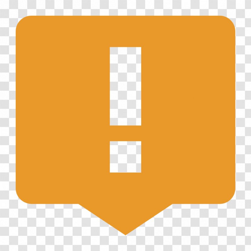Square Angle Brand Yellow - Status Update - Dialog Warning Symbolic Transparent PNG