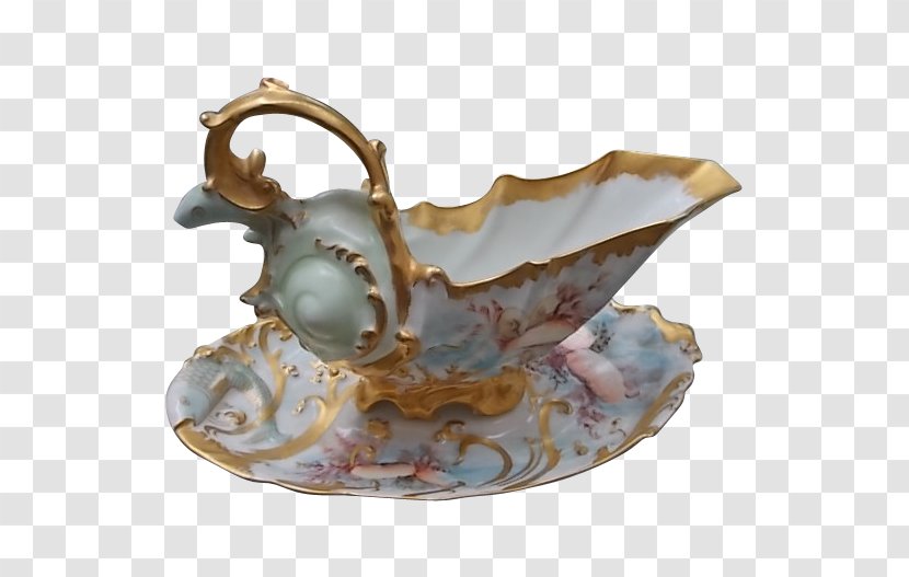 Porcelain Figurine Tableware - Ceramic - Hand Painted Seashells Transparent PNG