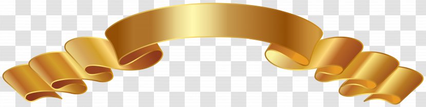 Grodno Clip Art - Brass - Gold Ribbon Transparent PNG