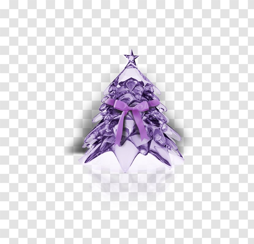 Purple Christmas Tree - Transparency And Translucency Transparent PNG