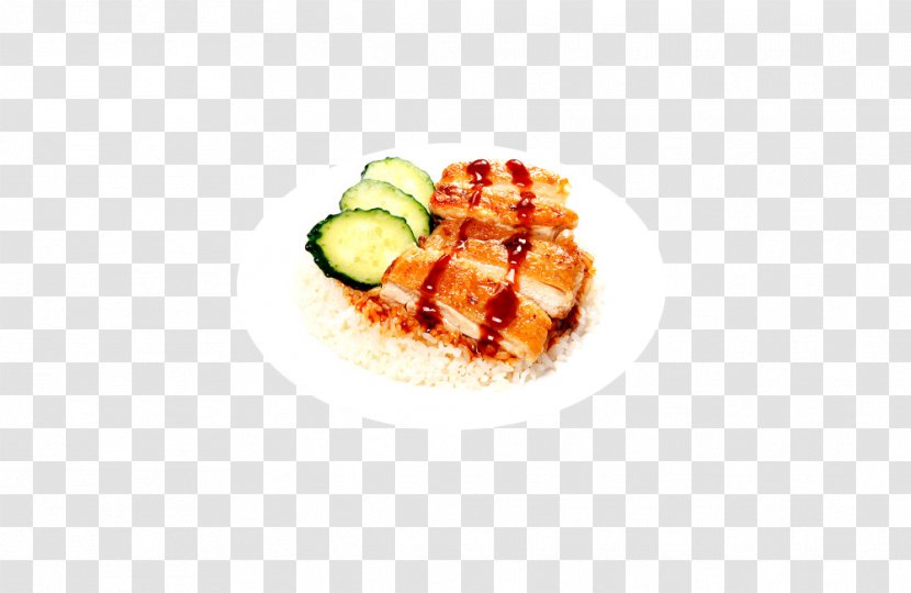 Japanese Cuisine Hainanese Chicken Rice Meat - Cooked - Featured Transparent PNG