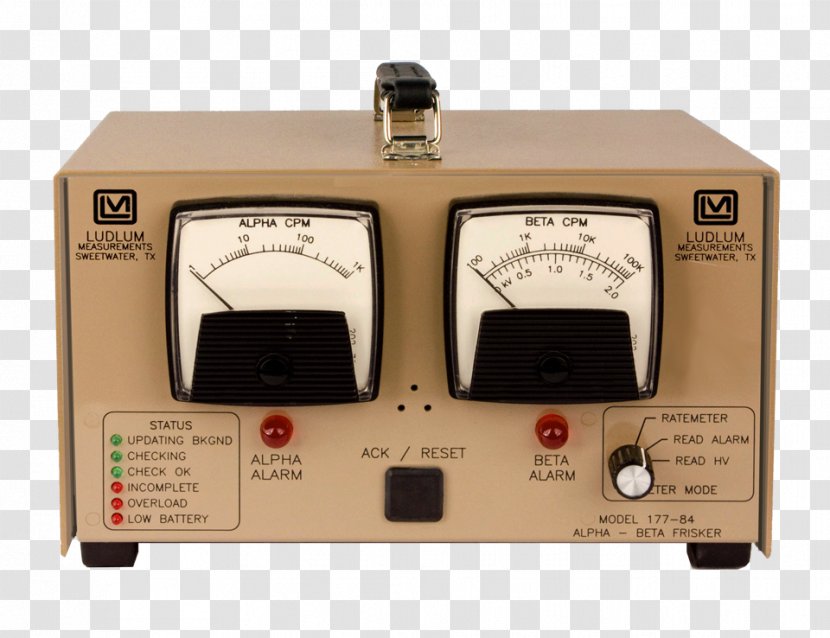 Electronics Ludlum Measurements Manufacturing Geiger Counters - Ce Marking - Alphabeta Transparent PNG