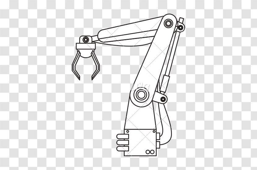 Robotic Arm Industrial Robot Vector Graphics Royalty-free - Drawing - Brow Wow Transparent PNG