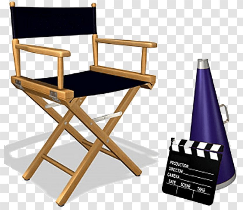 Director's Chair Film Director Cinema - Table Transparent PNG