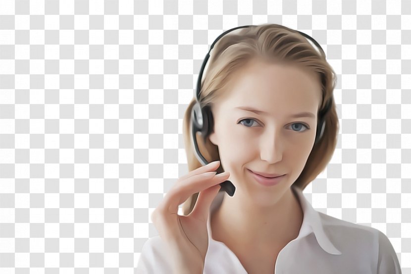 Face Skin Head Call Centre Chin - Hearing Ear Transparent PNG