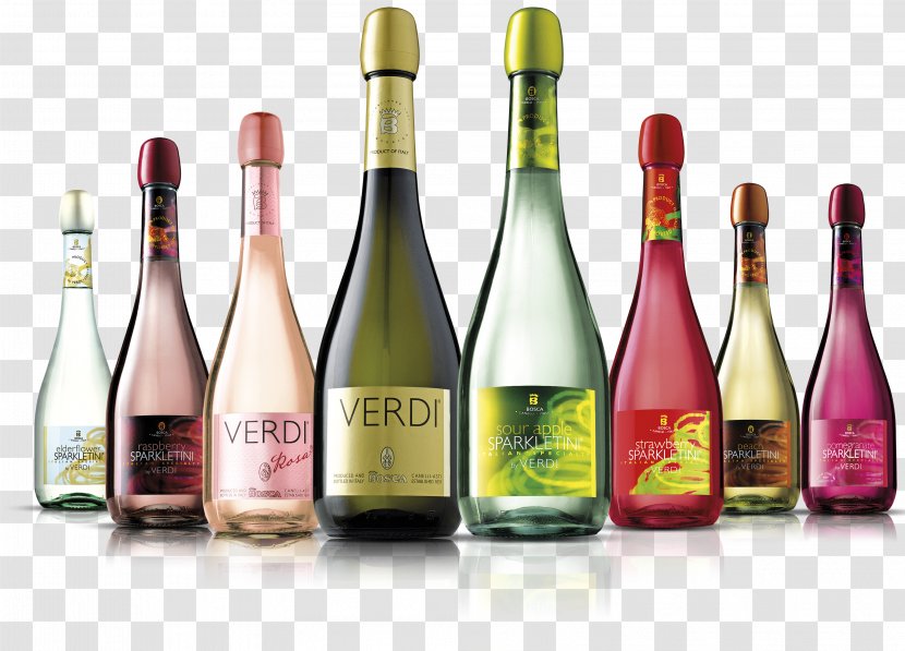 Champagne Sparkling Wine Canelli Distilled Beverage - Strawberry Drink Transparent PNG
