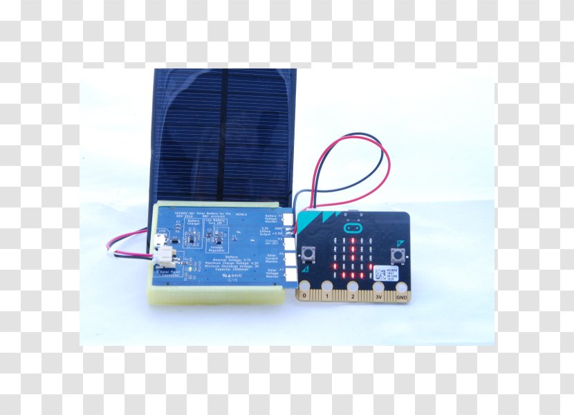 Microcontroller Micro Bit Electronics Solar Power Panels - Breadboard - Energy Transparent PNG