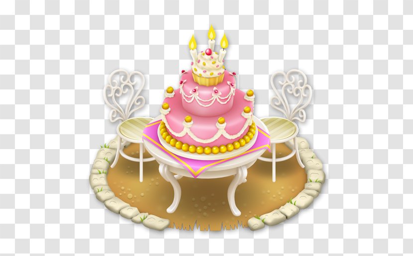 Birthday Cake Torte Sugar Frosting & Icing Apple - Decor Transparent PNG