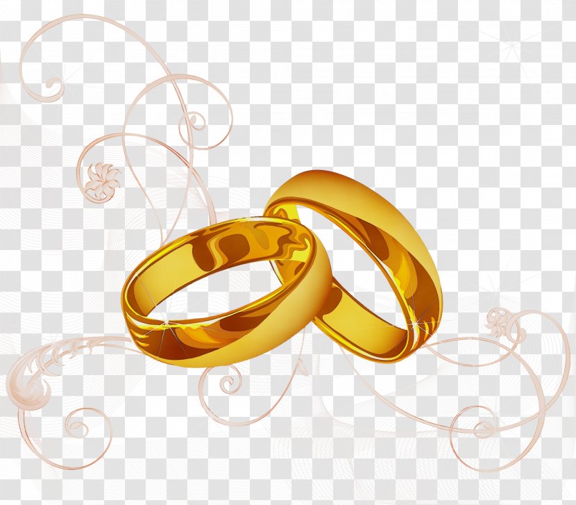 Wedding Invitation Background - Yellow - Body Jewelry Finger Transparent PNG